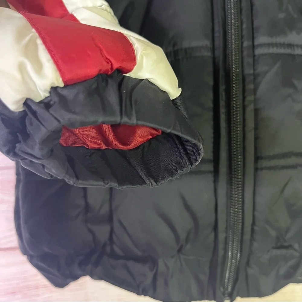 Jordan black, white,‎ red Big Boys' Nylon Puffer Jacket Size 4 | XS| 3-4 yrs